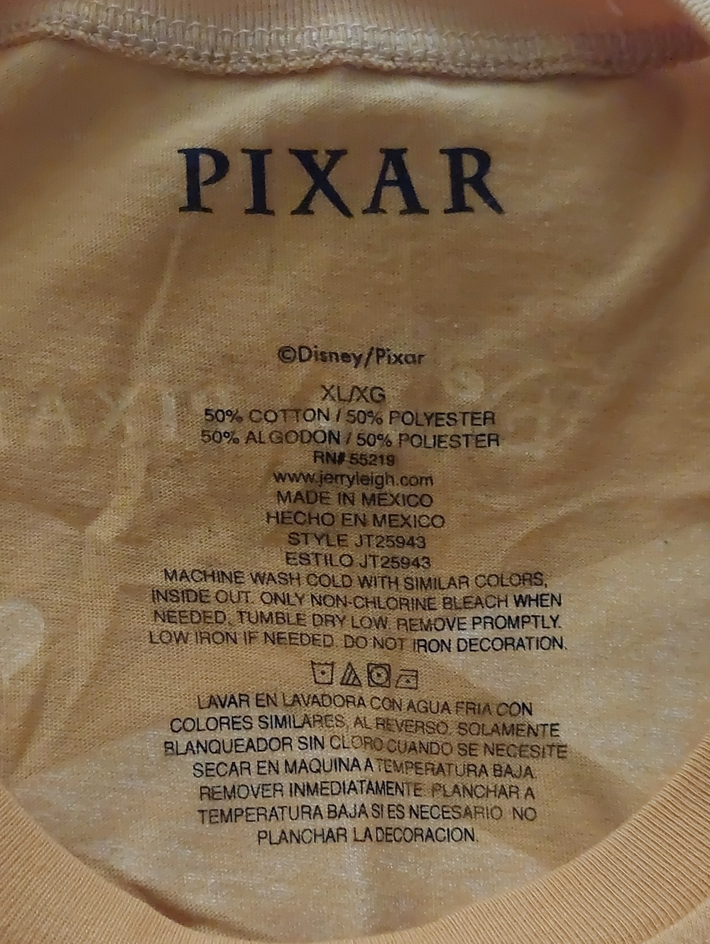 Pixar Up Character Graphic Tee - Mustard - Picture 4 of 4